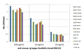 ELISA - Rabbit monoclonal [RM103] Anti-Mouse kappa light chain (Biotin) (AB238618)