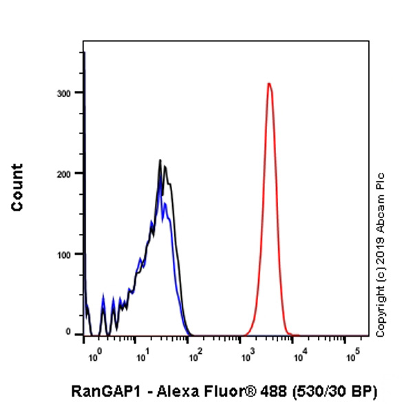 Flow Cytometry (Intracellular) - Anti-RanGAP1 antibody [EPR3295] - BSA and Azide free (ab239907), expandable thumbnail