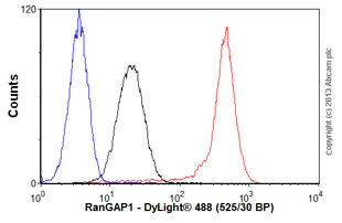 Flow Cytometry (Intracellular) - Anti-RanGAP1 antibody [EPR3295] - BSA and Azide free (AB239907)
