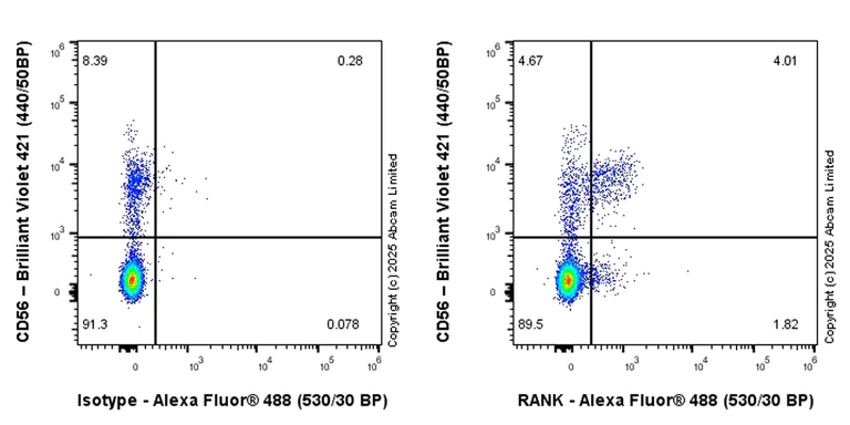 Flow Cytometry - Anti-RANK antibody [EPR29938-554] (AB325015)