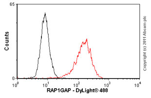 Flow Cytometry (Intracellular) - Anti-RAP1GAP antibody [Y134] (ab32373), expandable thumbnail