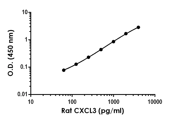 Sandwich ELISA - Rat CXCL3 ELISA Kit (AB243683)