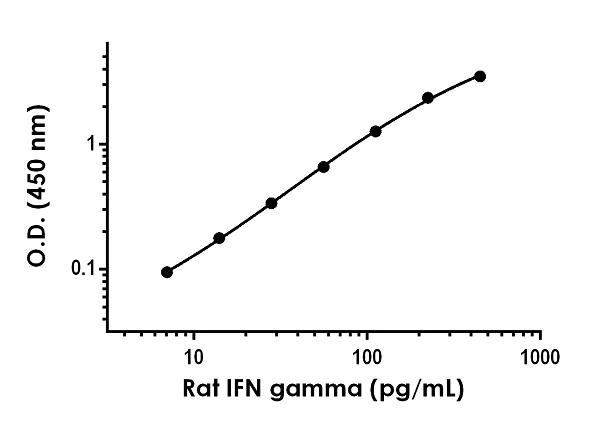 Sandwich ELISA - Rat IFN gamma ELISA Kit (AB239425)