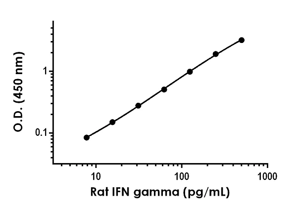 Sandwich ELISA - Rat IFN gamma ELISA Kit (AB239425)
