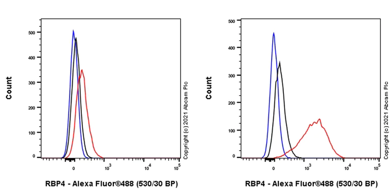 Flow Cytometry (Intracellular) - Anti-RBP4 antibody [EPR5879] - BSA and Azide free (AB248553)