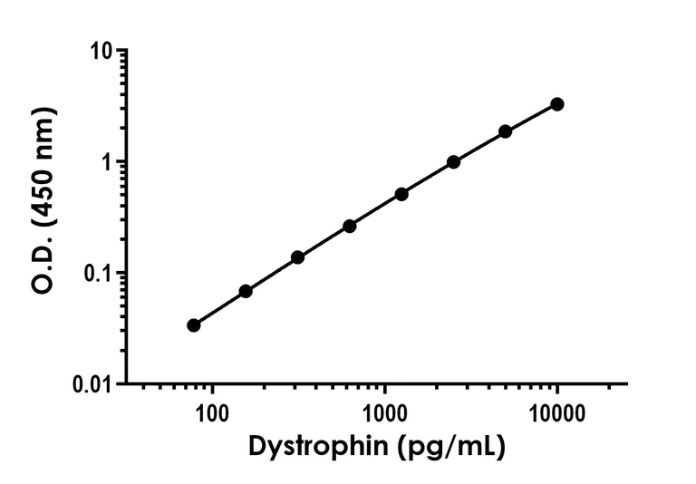 Sandwich ELISA - Recombinant Dystrophin Protein Standard (His tag) (AB316605)