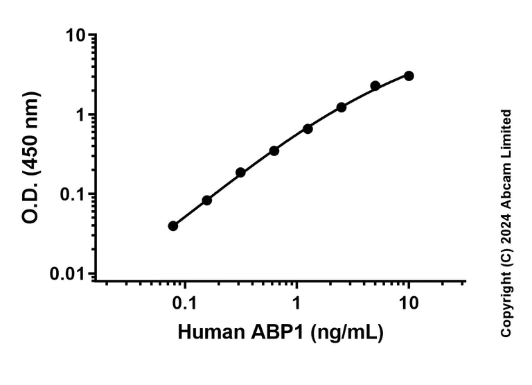 Sandwich ELISA - Recombinant Human ABP1 Protein Standard (AB323060)