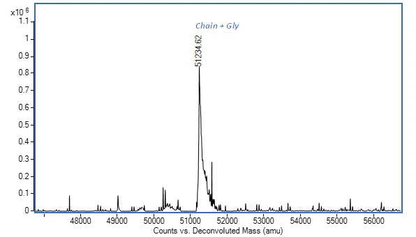 Mass Spectrometry - Recombinant Human ADAM17 protein (AB282373)