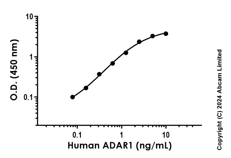 Sandwich ELISA - Recombinant Human ADAR1 Protein Standard (His tag) (AB323090)