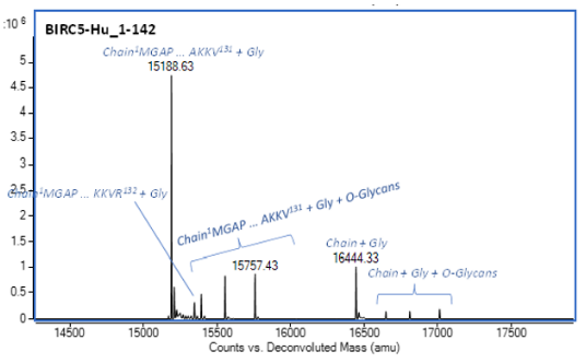Mass Spectrometry - Recombinant Human BIRC5 Protein (AB290057)