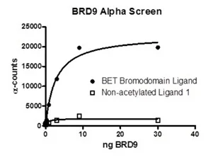 Functional Studies - Recombinant human BRD9 protein (Active) (GST tag N-Terminus) (AB196105)