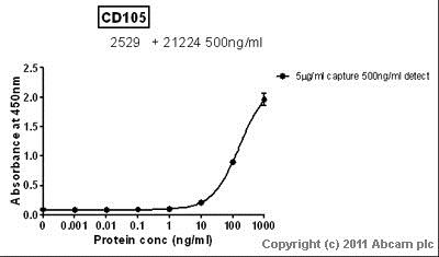 Recombinant human CD105 protein