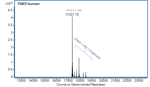 Mass Spectrometry - Recombinant Human CD137 protein (Active) (AB287936)