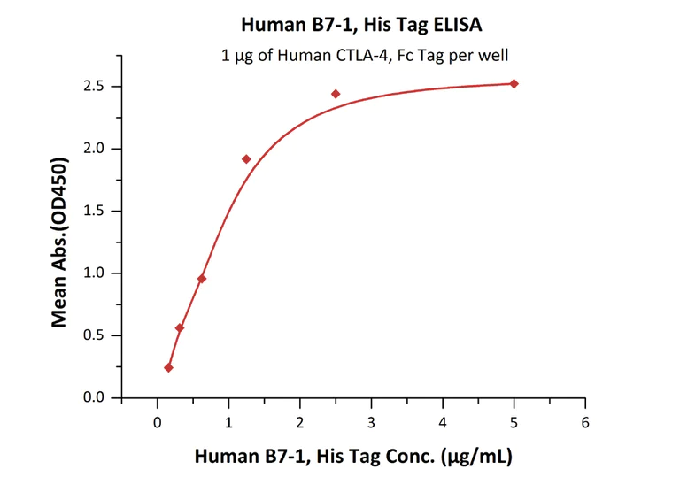 Functional Studies - Recombinant human CD80 protein (AB180050)