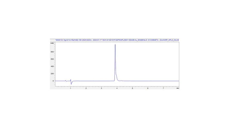 HPLC - Recombinant Human CEACAM5/CEA Protein (His-tag) (AB317870)