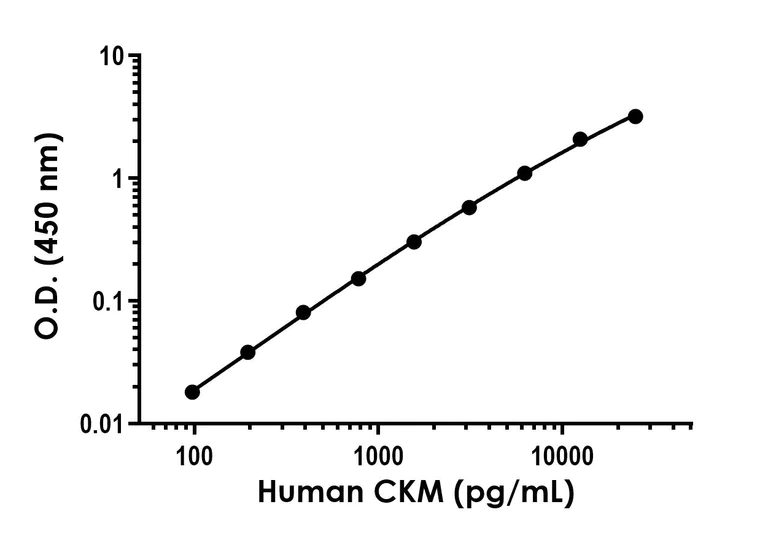 Sandwich ELISA - Recombinant Human CKM Protein Standard (His tag) (AB316425)