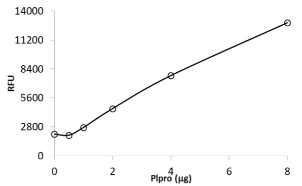 Functional Studies - Recombinant human coronavirus SARS-CoV-2 PLpro protein (Active) (AB277615)
