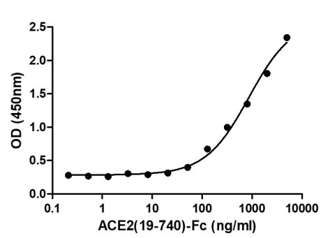 Functional Studies - Recombinant human coronavirus SARS-CoV-2 Spike Glycoprotein S1 (mutated D614G) (Active) (AB281470)