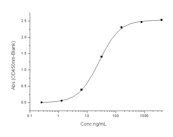 ELISA - Recombinant Human coronavirus SARS-CoV-2 Spike RBD (mutated L452R + E484Q) protein (Tagged) (Biotin) (AB289624)