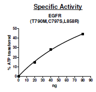 Recombinant human EGFR (mutated T790M + C797S + L858R) protein (Active)
