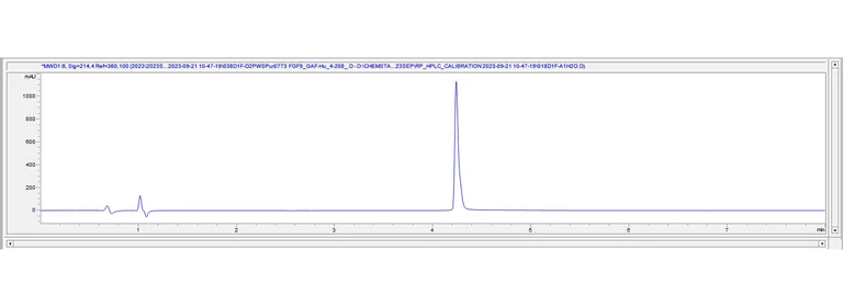 HPLC - Recombinant Human FGF9/GAF Protein (AB315081)