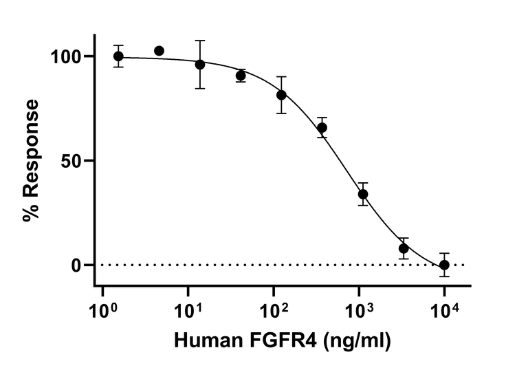 Functional Studies - Recombinant Human FGFR4 Protein (Active) (AB290077)