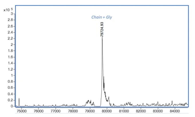 Mass Spectrometry - Recombinant human HGF protein (Active) (AB259401)