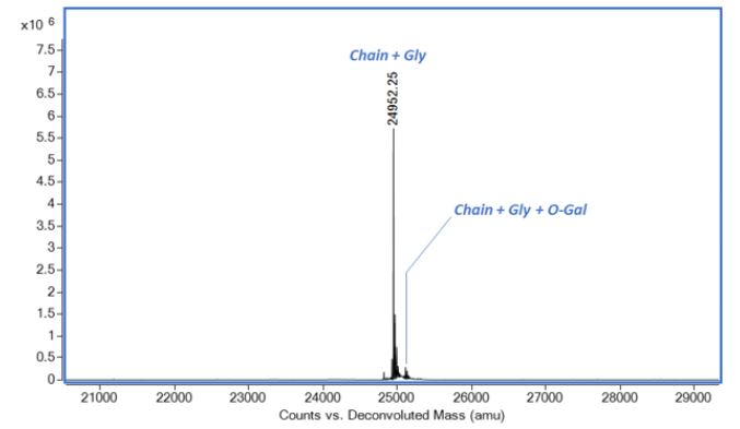 Mass Spectrometry - Recombinant Human HMGB1 protein (AB280339)