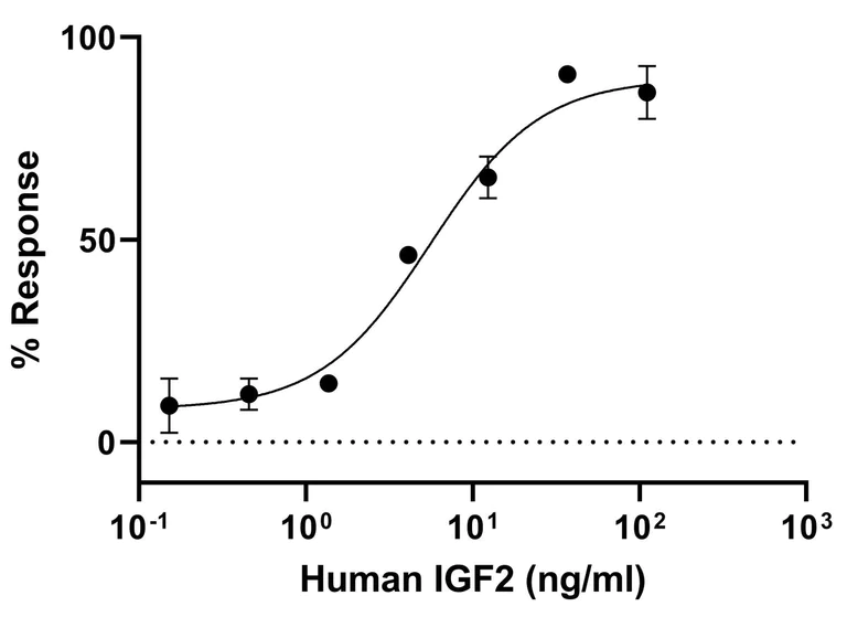 Biological Activity - Recombinant Human IGF2 protein (Active) (AB283420)