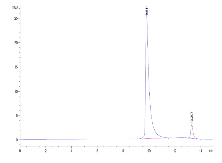 HPLC - Recombinant Human IL-37b protein (AB316042)