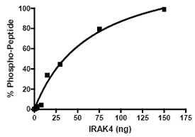 Functional Studies - Recombinant human IRAK4 protein (AB79739)