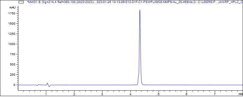 Recombinant Human MMP9 Protein (His tag)