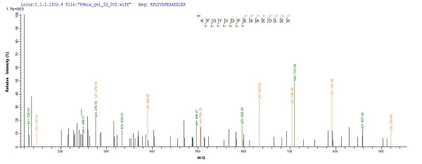 Mass Spectrometry - Recombinant Human Nucleolin protein (His tag) (AB241527)