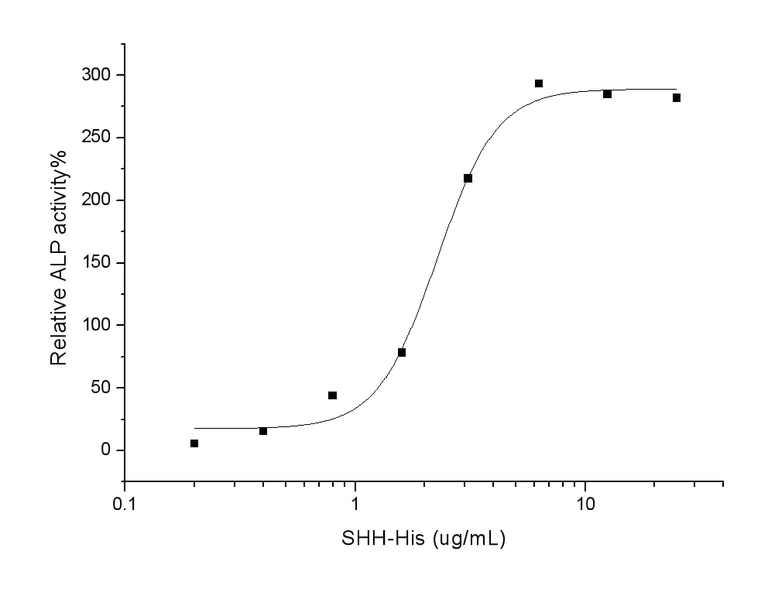 Functional Studies - Recombinant human Shh protein (His tag) (AB276262)