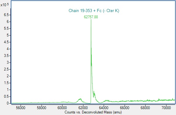 Mass Spectrometry - Recombinant Human Siglec 7 Protein (Fc-tag) (AB307793), expandable thumbnail