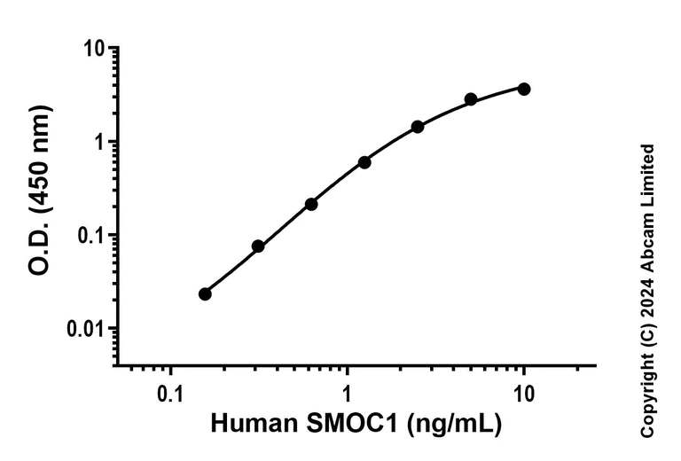 Sandwich ELISA - Recombinant Human SMOC1 Protein Standard (AB323032)