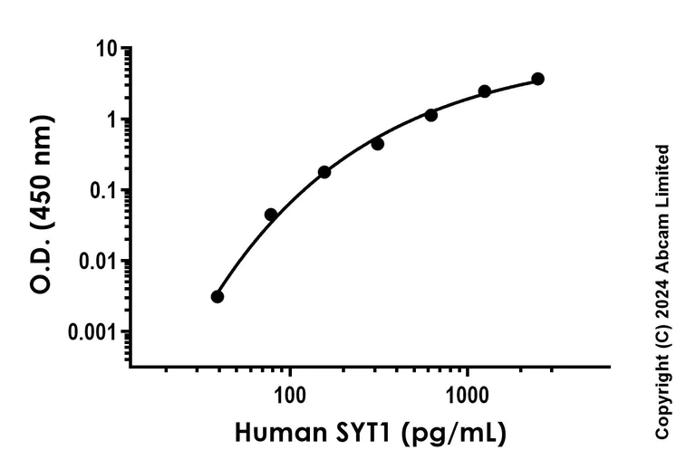 Sandwich ELISA - Recombinant Human SYT1 Protein Standard (His tag) (AB323082)