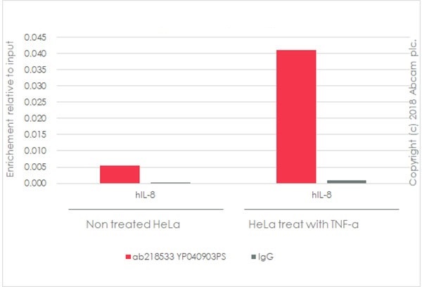 ChIP - Recombinant human TNF alpha protein (AB9642), expandable thumbnail