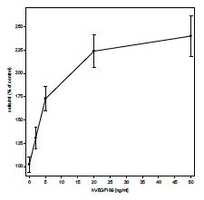 Functional Studies - Recombinant human VEGF189 protein (AB106307)