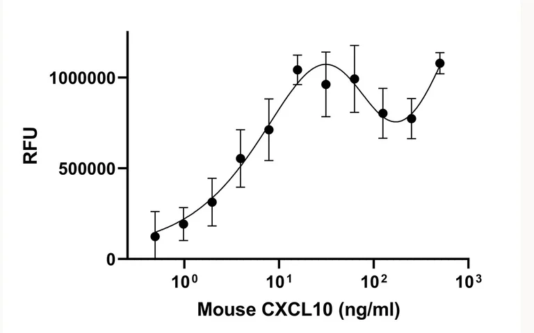 Functional Studies - Recombinant Mouse CXCL10 Protein (Active) (AB283918)