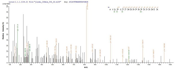 Mass Spectrometry - Recombinant Mouse MUSK protein (Tagged) (AB226426), expandable thumbnail