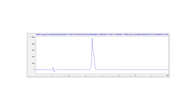 HPLC - Recombinant Rat PDGF B Protein (AB310796)