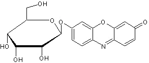 Chemical Structure - Resorufin b-D-glucopyranoside (AB274311)