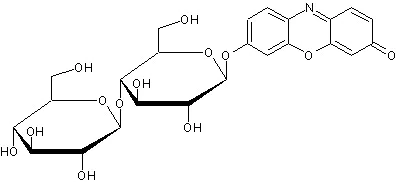 Chemical Structure - Resorufin Cellobioside (AB274307)