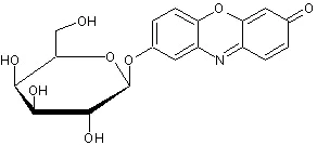 Chemical Structure - Resorufin β-D-galactopyranoside (AB273639)
