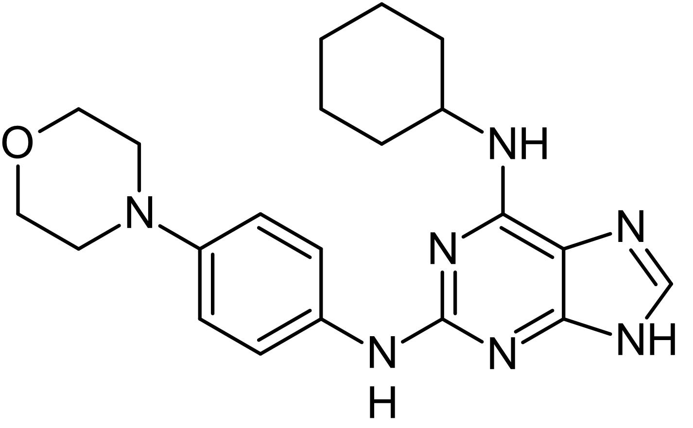 Chemical Structure - Reversine, Cell-permeable A3 receptor antagonist (AB120921)