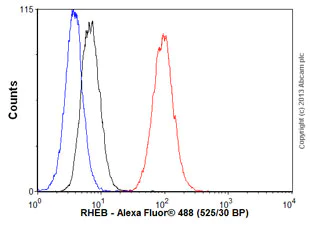 Flow Cytometry (Intracellular) - Anti-RHEB antibody [EPR2971] (AB92313)