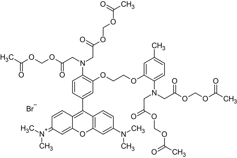 Chemical Structure - Rhod-2 AM, fluorescent Ca2+ indicator (AB142780)