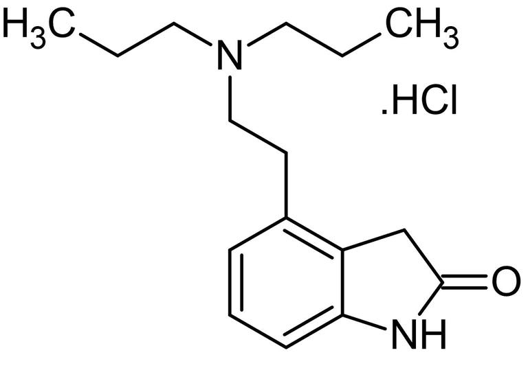 Chemical Structure - Ropinirole hydrochloride, D2-like receptor agonist (AB120575)