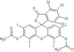 Chemical Structure - Rose bengal diacetate (AB275491)